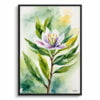 Bay Laurel Watercolour Botanical Art Print - Framed Plant Wall Art 1 watercolour botanical print flowers laurel front view