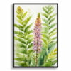 Royal fern Watercolour Botanical Art Print - Osmunda Regalis Framed Plant Wall Art 2 watercolour botanical print flowers osmunda regalis royal fern front view