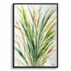 Peruvian feather grass Watercolour Botanical Art Print - Stipa ichu Minimalist Framed Plant Wall Art 1 watercolour botanical print flowers stipa ichu peruvian feather grass minimalist front view