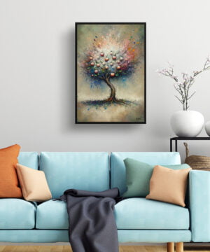 Apple tree (Malus Domestica) Oil Painting Style Art Print - Whimsical Painting Framed Plant Wall Art 15 Apple tree (Malus Domestica) Oil Painting Style Art Print - Whimsical Painting Framed Plant Wall Art - Image 2