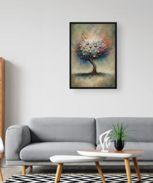 Apple tree (Malus Domestica) Oil Painting Style Art Print - Whimsical Painting Framed Plant Wall Art 16 Apple tree (Malus Domestica) Oil Painting Style Art Print - Whimsical Painting Framed Plant Wall Art - Image 3