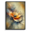 California Poppy (Eschscholzia) Oil Painting Style Art Print - Whimsical Painting Framed Plant Wall Art 2 oil whimsical flowers california poppyeschscholzia front view