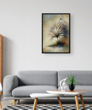 Stipa ichu (Jarava ischu) Oil Painting Style Art Print - Whimsical Painting Framed Plant Wall Art 16 Stipa ichu (Jarava ischu) Oil Painting Style Art Print - Whimsical Painting Framed Plant Wall Art - Image 3