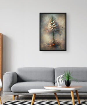 Summer snowflake (Leucojum Aestivum) Oil Painting Style Art Print - Whimsical Painting Framed Plant Wall Art 16 Summer snowflake (Leucojum Aestivum) Oil Painting Style Art Print - Whimsical Painting Framed Plant Wall Art - Image 3