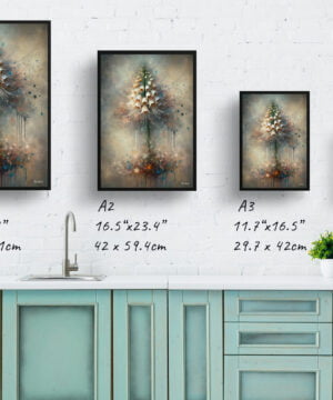 Summer snowflake (Leucojum Aestivum) Oil Painting Style Art Print - Whimsical Painting Framed Plant Wall Art 17 Summer snowflake (Leucojum Aestivum) Oil Painting Style Art Print - Whimsical Painting Framed Plant Wall Art - Image 4