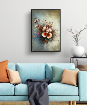 Twinspur (Diascia personata) Oil Painting Style Art Print - Whimsical Painting Framed Plant Wall Art 15 Twinspur (Diascia personata) Oil Painting Style Art Print - Whimsical Painting Framed Plant Wall Art - Image 2