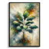 oil whimsical home plants fiddle leaf figficus lyrata front view