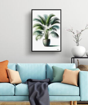 Areca Palms (Dypsis Lutescens) Watercolour Style Art Print - Illustration Painting Framed Plant Wall Art 15 Areca Palms (Dypsis Lutescens) Watercolour Style Art Print - Illustration Painting Framed Plant Wall Art - Image 2