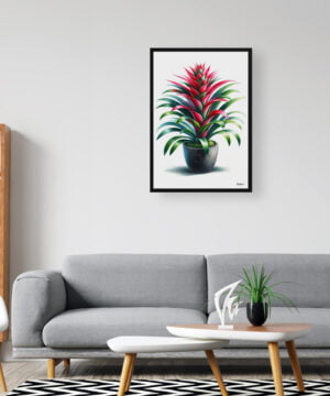 Bromeliads (Bromeliaceae) Watercolour Style Art Print - Illustration Painting Framed Plant Wall Art 16 Bromeliads (Bromeliaceae) Watercolour Style Art Print - Illustration Painting Framed Plant Wall Art - Image 3