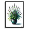 Catnip (Nepeta cataria) Watercolour Style Art Print - Illustration Painting Framed Plant Wall Art 1 watercolour realist home plants catnipnepeta cataria front view