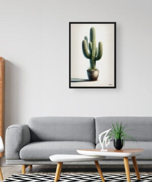 Saguaro Cactus (Carnegiea gigantea) Watercolour Style Art Print - Illustration Painting Framed Plant Wall Art 16 Saguaro Cactus (Carnegiea gigantea) Watercolour Style Art Print - Illustration Painting Framed Plant Wall Art - Image 3