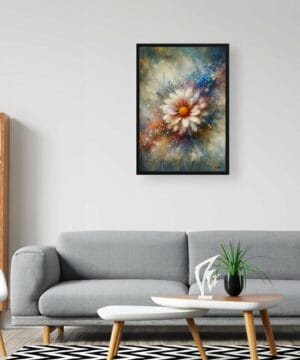 Asteraceae (Chrysanthemum) Oil Painting Style Art Print - Whimsical Painting Framed Plant Wall Art 24 Asteraceae (Chrysanthemum) Oil Painting Style Art Print - Whimsical Painting Framed Plant Wall Art - Image 11