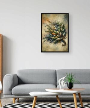 Bay Laurel (Laurus nobilisl) Oil Painting Style Art Print - Whimsical Painting Framed Plant Wall Art 24 Bay Laurel (Laurus nobilisl) Oil Painting Style Art Print - Whimsical Painting Framed Plant Wall Art - Image 11