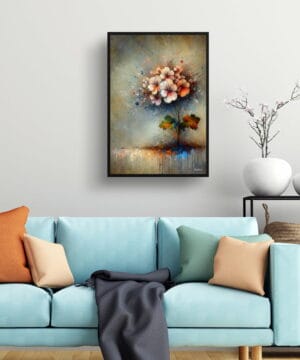 Geranium (Pelargoniums) Oil Painting Style Art Print - Whimsical Painting Framed Plant Wall Art 19 Geranium (Pelargoniums) Oil Painting Style Art Print - Whimsical Painting Framed Plant Wall Art - Image 6
