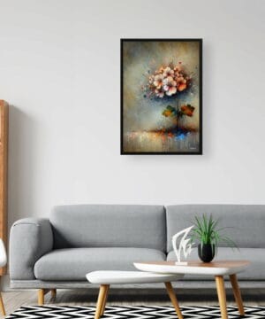 Geranium (Pelargoniums) Oil Painting Style Art Print - Whimsical Painting Framed Plant Wall Art 20 Geranium (Pelargoniums) Oil Painting Style Art Print - Whimsical Painting Framed Plant Wall Art - Image 7