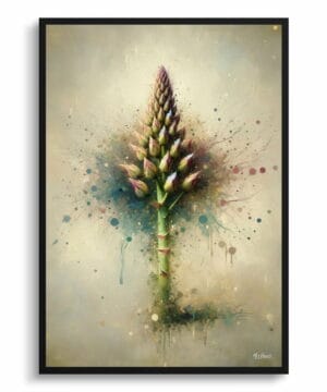 Gijnlim (Asparagus Officinalis) Oil Painting Style Art Print - Whimsical Painting Framed Plant Wall Art 18 Gijnlim (Asparagus Officinalis) Oil Painting Style Art Print - Whimsical Painting Framed Plant Wall Art - Image 5
