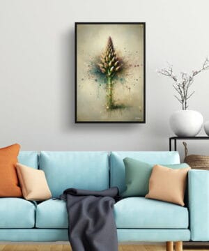 Gijnlim (Asparagus Officinalis) Oil Painting Style Art Print - Whimsical Painting Framed Plant Wall Art 23 Gijnlim (Asparagus Officinalis) Oil Painting Style Art Print - Whimsical Painting Framed Plant Wall Art - Image 10