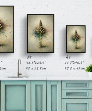 Gijnlim (Asparagus Officinalis) Oil Painting Style Art Print - Whimsical Painting Framed Plant Wall Art 25 Gijnlim (Asparagus Officinalis) Oil Painting Style Art Print - Whimsical Painting Framed Plant Wall Art - Image 12