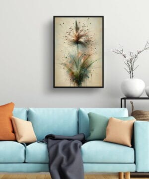 Japanese Sedge (Carex Oshimensis Everillo) Oil Painting Style Art Print - Whimsical Painting Framed Plant Wall Art 19 Japanese Sedge (Carex Oshimensis Everillo) Oil Painting Style Art Print - Whimsical Painting Framed Plant Wall Art - Image 6