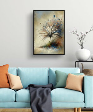 Stipa ichu (Jarava ischu) Oil Painting Style Art Print - Whimsical Painting Framed Plant Wall Art 23 Stipa ichu (Jarava ischu) Oil Painting Style Art Print - Whimsical Painting Framed Plant Wall Art - Image 10