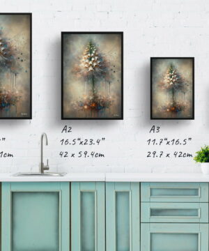 Summer snowflake (Leucojum Aestivum) Oil Painting Style Art Print - Whimsical Painting Framed Plant Wall Art 21 Summer snowflake (Leucojum Aestivum) Oil Painting Style Art Print - Whimsical Painting Framed Plant Wall Art - Image 8