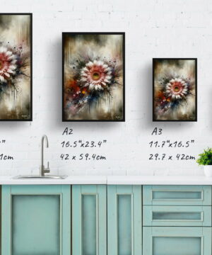 Transvaal daisy (Gerbera) Oil Painting Style Art Print - Whimsical Painting Framed Plant Wall Art 25 Transvaal daisy (Gerbera) Oil Painting Style Art Print - Whimsical Painting Framed Plant Wall Art - Image 12