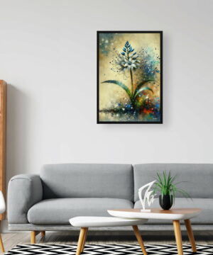 Two-leaf squill (Scilla Bifolia) Oil Painting Style Art Print - Whimsical Painting Framed Plant Wall Art 24 Two-leaf squill (Scilla Bifolia) Oil Painting Style Art Print - Whimsical Painting Framed Plant Wall Art - Image 11