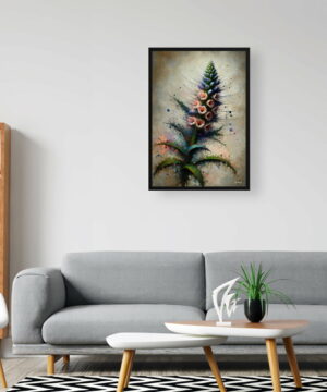 Vipers-buglosses (Echium) Oil Painting Style Art Print - Whimsical Painting Framed Plant Wall Art 20 Vipers-buglosses (Echium) Oil Painting Style Art Print - Whimsical Painting Framed Plant Wall Art - Image 7