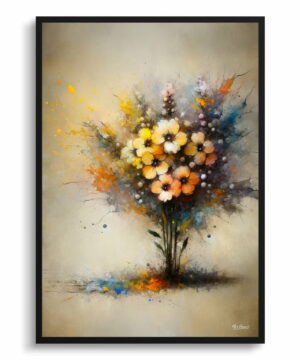 Wallflowers (Erysimum) Oil Painting Style Art Print - Whimsical Painting Framed Plant Wall Art 18 Wallflowers (Erysimum) Oil Painting Style Art Print - Whimsical Painting Framed Plant Wall Art - Image 5