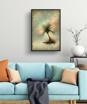Areca Palms (Dypsis Lutescens) Oil Painting Style Art Print - Whimsical Painting Framed Plant Wall Art 23 Areca Palms (Dypsis Lutescens) Oil Painting Style Art Print - Whimsical Painting Framed Plant Wall Art - Image 10