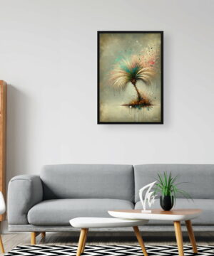 Areca Palms (Dypsis Lutescens) Oil Painting Style Art Print - Whimsical Painting Framed Plant Wall Art 20 Areca Palms (Dypsis Lutescens) Oil Painting Style Art Print - Whimsical Painting Framed Plant Wall Art - Image 7