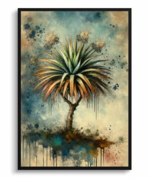 Dragon Tree (Dracaena Marginata) Oil Painting Style Art Print - Whimsical Painting Framed Plant Wall Art 22 Dragon Tree (Dracaena Marginata) Oil Painting Style Art Print - Whimsical Painting Framed Plant Wall Art - Image 9