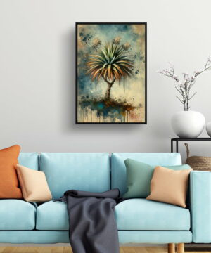 Dragon Tree (Dracaena Marginata) Oil Painting Style Art Print - Whimsical Painting Framed Plant Wall Art 19 Dragon Tree (Dracaena Marginata) Oil Painting Style Art Print - Whimsical Painting Framed Plant Wall Art - Image 6