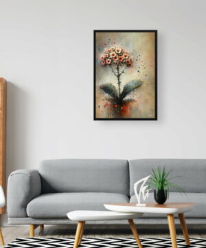 Kalanchoe Oil Painting Style Art Print - Whimsical Painting Framed Plant Wall Art 24 Kalanchoe Oil Painting Style Art Print - Whimsical Painting Framed Plant Wall Art - Image 11