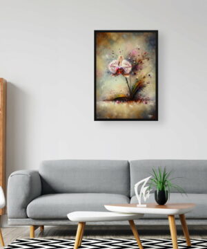 Moth Orchid (Phalaenopsis amabilis) Oil Painting Style Art Print - Whimsical Painting Framed Plant Wall Art 20 Moth Orchid (Phalaenopsis amabilis) Oil Painting Style Art Print - Whimsical Painting Framed Plant Wall Art - Image 7