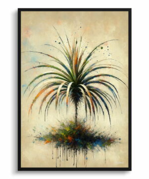 Spider Plant (Chlorophytum Comosum) Oil Painting Style Art Print - Whimsical Painting Framed Plant Wall Art 22 Spider Plant (Chlorophytum Comosum) Oil Painting Style Art Print - Whimsical Painting Framed Plant Wall Art - Image 9