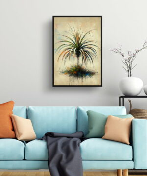 Spider Plant (Chlorophytum Comosum) Oil Painting Style Art Print - Whimsical Painting Framed Plant Wall Art 23 Spider Plant (Chlorophytum Comosum) Oil Painting Style Art Print - Whimsical Painting Framed Plant Wall Art - Image 10