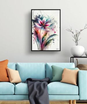 Fawn lilies (Erythronium) Watercolour Botanical Art Print - Blotted Painting Framed Plant Wall Art 23 Fawn lilies (Erythronium) Watercolour Botanical Art Print - Blotted Painting Framed Plant Wall Art - Image 10