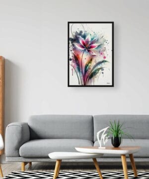 Fawn lilies (Erythronium) Watercolour Botanical Art Print - Blotted Painting Framed Plant Wall Art 24 Fawn lilies (Erythronium) Watercolour Botanical Art Print - Blotted Painting Framed Plant Wall Art - Image 11