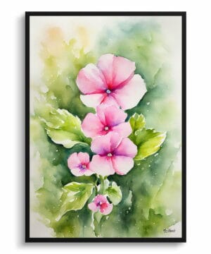 Twinspur Watercolour Botanical Art Print - Diascia Personata Framed Plant Wall Art 22 Twinspur Watercolour Botanical Art Print - Diascia Personata Framed Plant Wall Art - Image 9