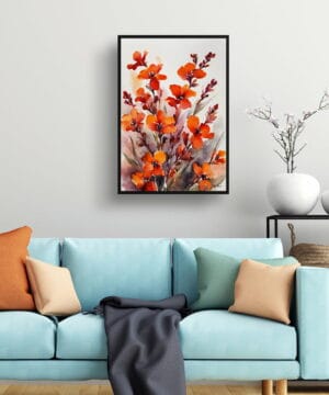 Wallflower Watercolour Botanical Art Print - Erysimum Winter Orchid Framed Plant Wall Art 19 Wallflower Watercolour Botanical Art Print - Erysimum Winter Orchid Framed Plant Wall Art - Image 6