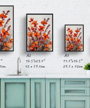 Wallflower Watercolour Botanical Art Print - Erysimum Winter Orchid Framed Plant Wall Art 25 Wallflower Watercolour Botanical Art Print - Erysimum Winter Orchid Framed Plant Wall Art - Image 12