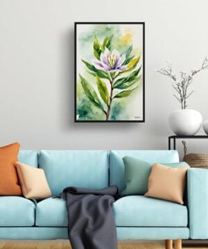 Bay Laurel Watercolour Botanical Art Print - Framed Plant Wall Art 23 Bay Laurel Watercolour Botanical Art Print - Framed Plant Wall Art - Image 10