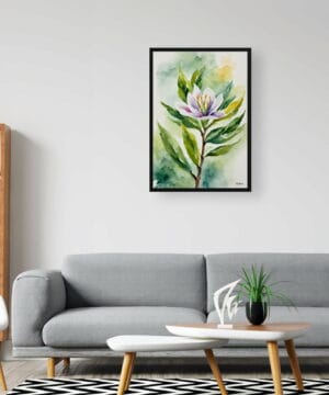 Bay Laurel Watercolour Botanical Art Print - Framed Plant Wall Art 20 Bay Laurel Watercolour Botanical Art Print - Framed Plant Wall Art - Image 7