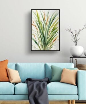 Peruvian feather grass Watercolour Botanical Art Print - Stipa ichu Minimalist Framed Plant Wall Art 23 Peruvian feather grass Watercolour Botanical Art Print - Stipa ichu Minimalist Framed Plant Wall Art - Image 10