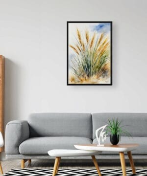 Peruvian feather grass Watercolour Botanical Art Print - Stipa ichu Framed Plant Wall Art 24 Peruvian feather grass Watercolour Botanical Art Print - Stipa ichu Framed Plant Wall Art - Image 11