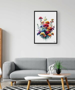 Wallflowers (Erysimum) Watercolour Painting Style Art Print - Illustration Framed Plant Wall Art 20 Wallflowers (Erysimum) Watercolour Painting Style Art Print - Illustration Framed Plant Wall Art - Image 7