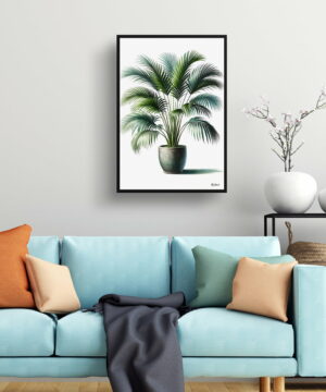 Areca Palms (Dypsis Lutescens) Watercolour Style Art Print - Illustration Painting Framed Plant Wall Art 23 Areca Palms (Dypsis Lutescens) Watercolour Style Art Print - Illustration Painting Framed Plant Wall Art - Image 10