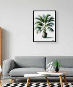 Areca Palms (Dypsis Lutescens) Watercolour Style Art Print - Illustration Painting Framed Plant Wall Art 20 Areca Palms (Dypsis Lutescens) Watercolour Style Art Print - Illustration Painting Framed Plant Wall Art - Image 7