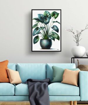 Homalomena army Watercolour Style Art Print - Illustration Painting Framed Plant Wall Art 23 Homalomena army Watercolour Style Art Print - Illustration Painting Framed Plant Wall Art - Image 10